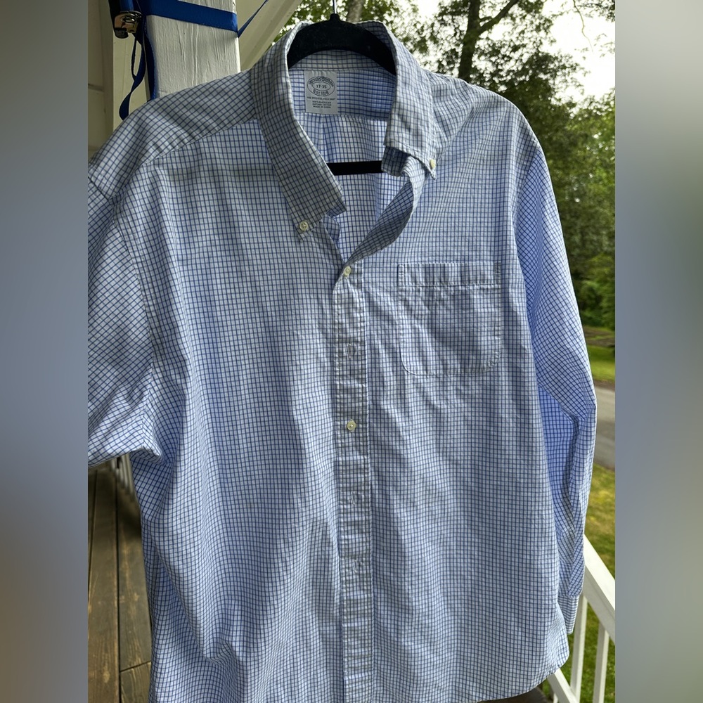 Brooks Brothers Blue Casual Button Down Shirt